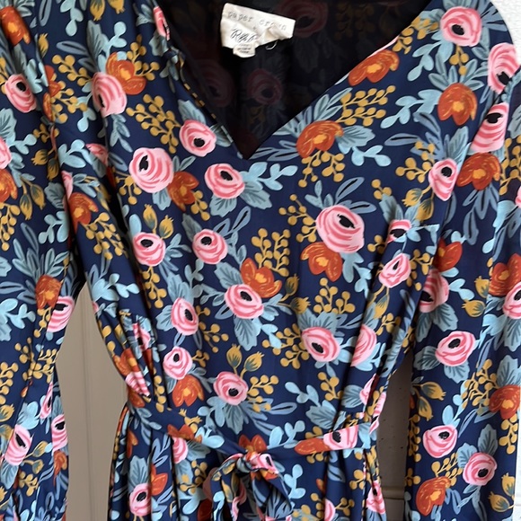 Rifle paper co x paper crown Anthropologie dress size small - Picture 3 of 4